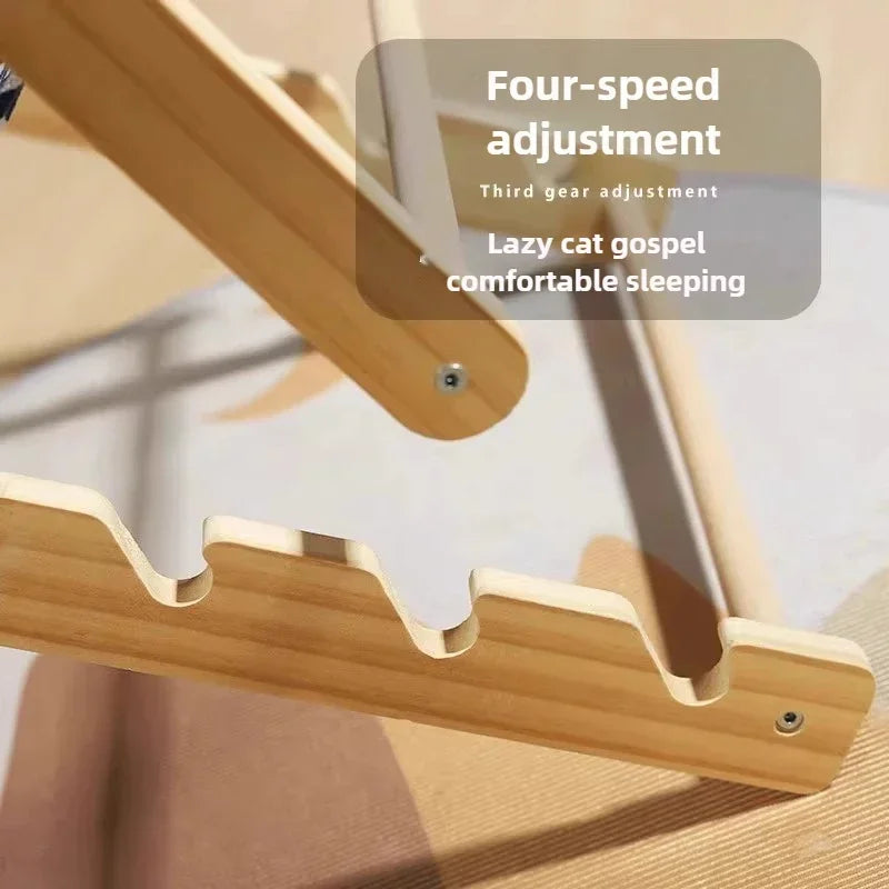 Cat Recliner Lounge - Portable Sisal Scratching Sofa