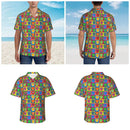 Golden Retriever Hawaiian Shirt - Retro Style
