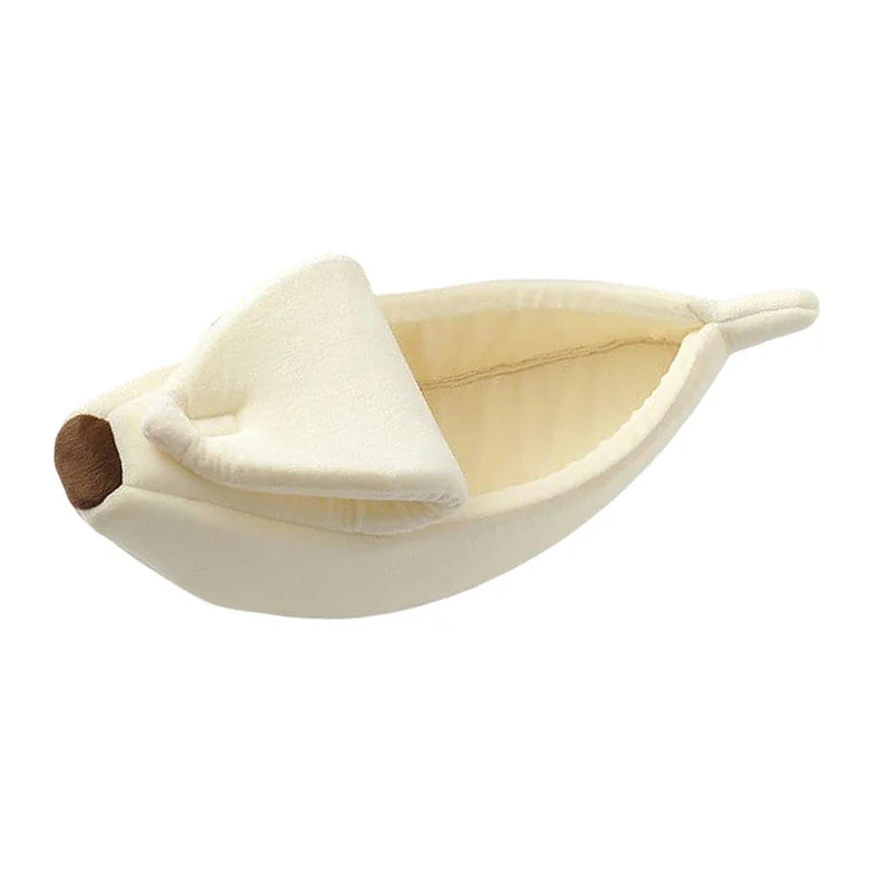 Banana-Shaped Cat Bed
