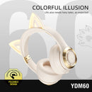 Cat Ear LED Bluetooth Headphones - Kids Wireless Gaming Headset