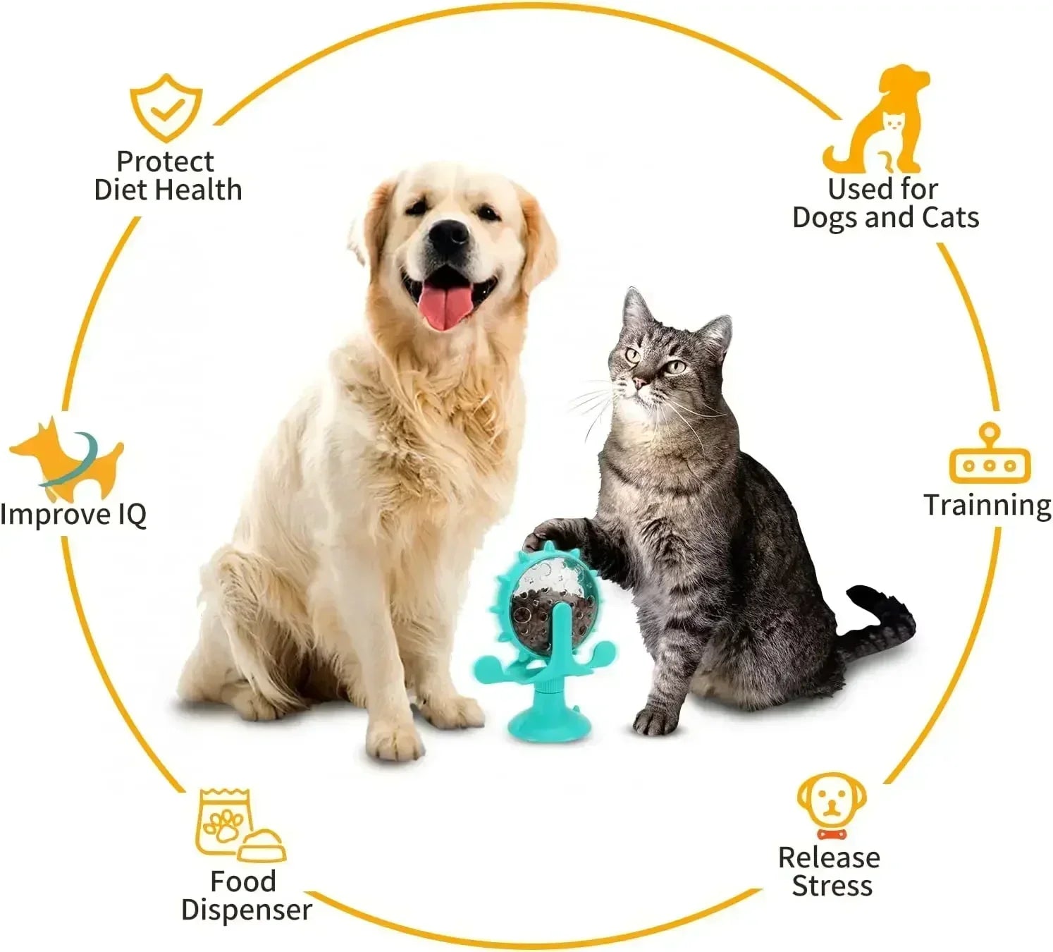 Windmill Treat Dispenser Toy