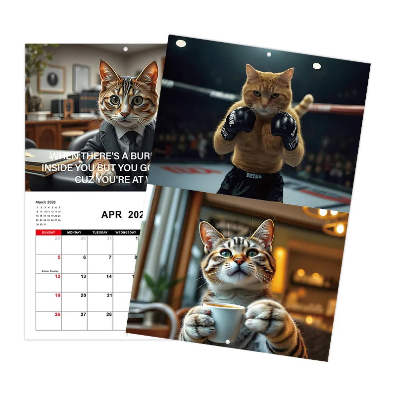 Adorable Cat Art Calendar