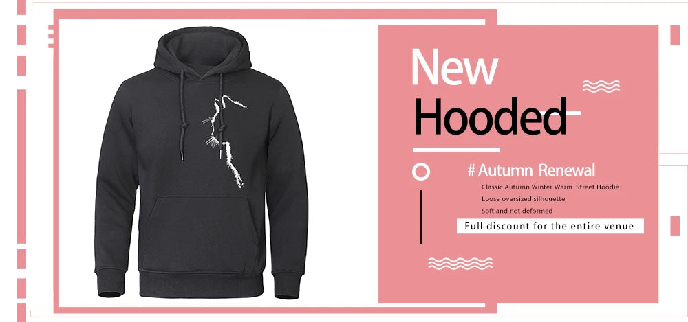 Cool Cat Print Men's T-Shirt