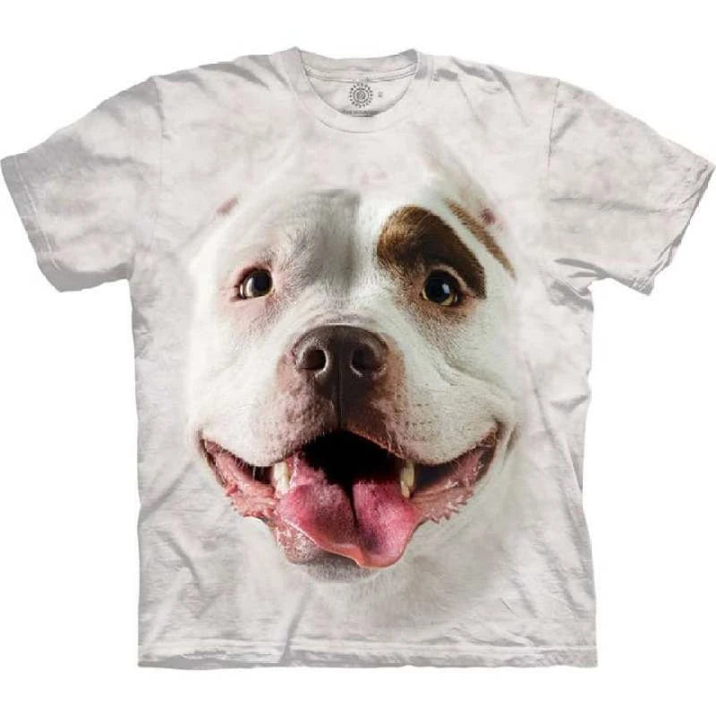 Cute Dog Face 3D Graphics Tee