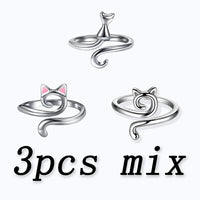 Protective Cat Ears Crochet Ring