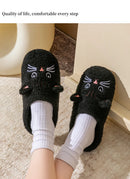 Cartoon Cat Winter Plush Slippers