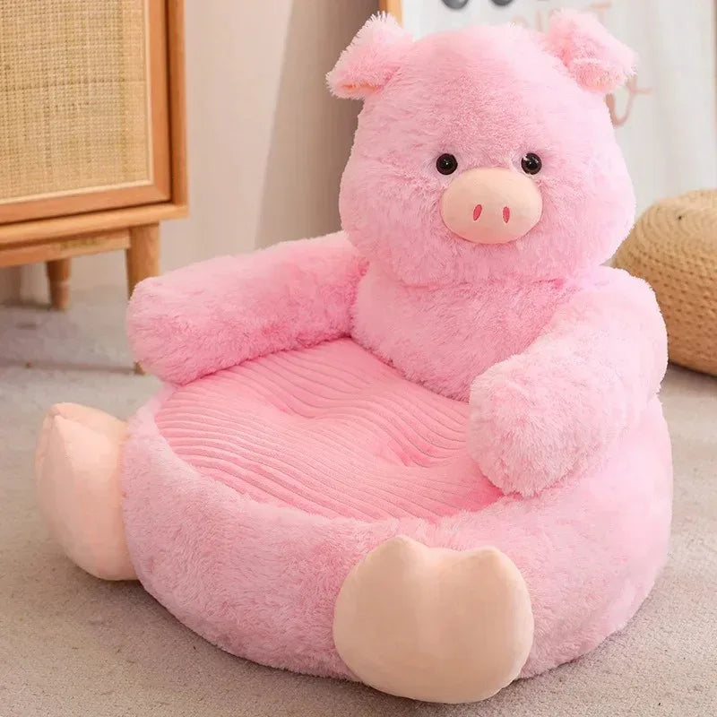 Plush Pet Bed - 7 Cute Characters for Ultimate Comfort