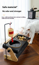 Elegant Chinese-Style Adjustable Pet Bowl by Tail chasers