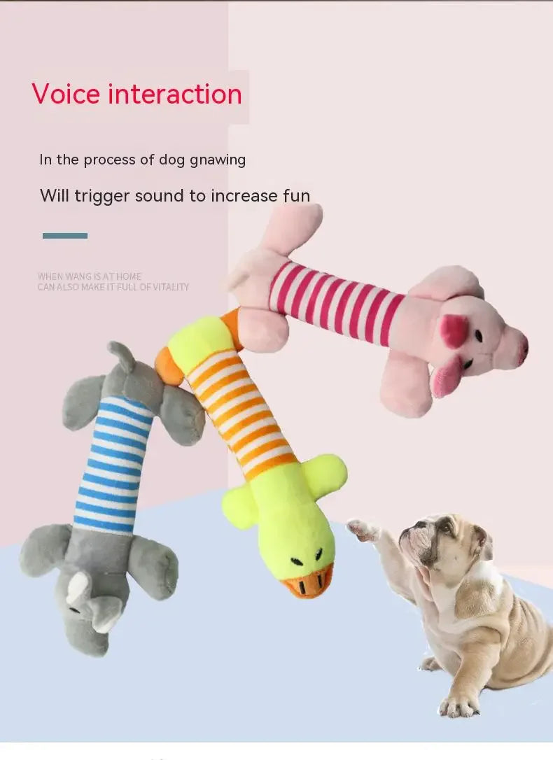 No-Stuffing Duck Squeaky Toy