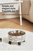 Beautiful Flower-Shaped Cat Bowl