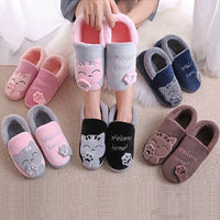 Women's Winter Cat Home Slippers
