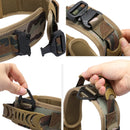 Adjustable Metal Double Buckle Tactical Dog Collar Luxury Designer Training Collar Dog German Shepherd For Medium Large Dogs by Tail chasers