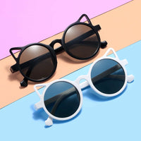 Adorable Cat Ear Kids Sunglasses