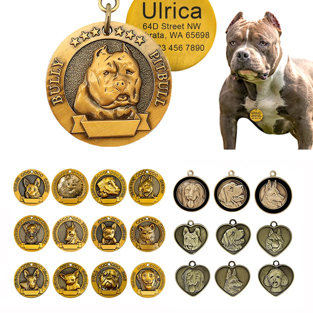 Personalized Dog ID Tag - Bring Your Lost Pet Home Safely