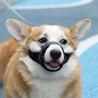 Reflective Tactical Muzzles for Medium Large Dogs Leads for Anti Barking Training Rope Guide Pet Mouth Cover Big Dog Accessories by Tail chasers