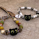 Cartoon Cat Charm Bracelet - Y2K Style