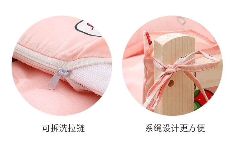 Premium Solid Wood Pet Bed - All-Season Removable Cushion for Dogs & Cats