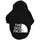 Dog Face Print Hoodie - Winter Jacket for Large Dogs