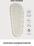 Designer Linen Platform Dog Slippers