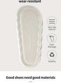 Designer Linen Platform Dog Slippers