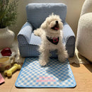 Checkered Pet Sofa Bed