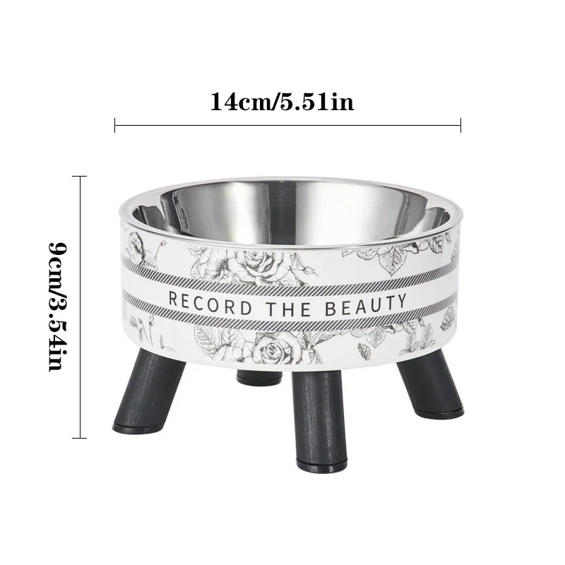 Beautiful Flower-Shaped Cat Bowl