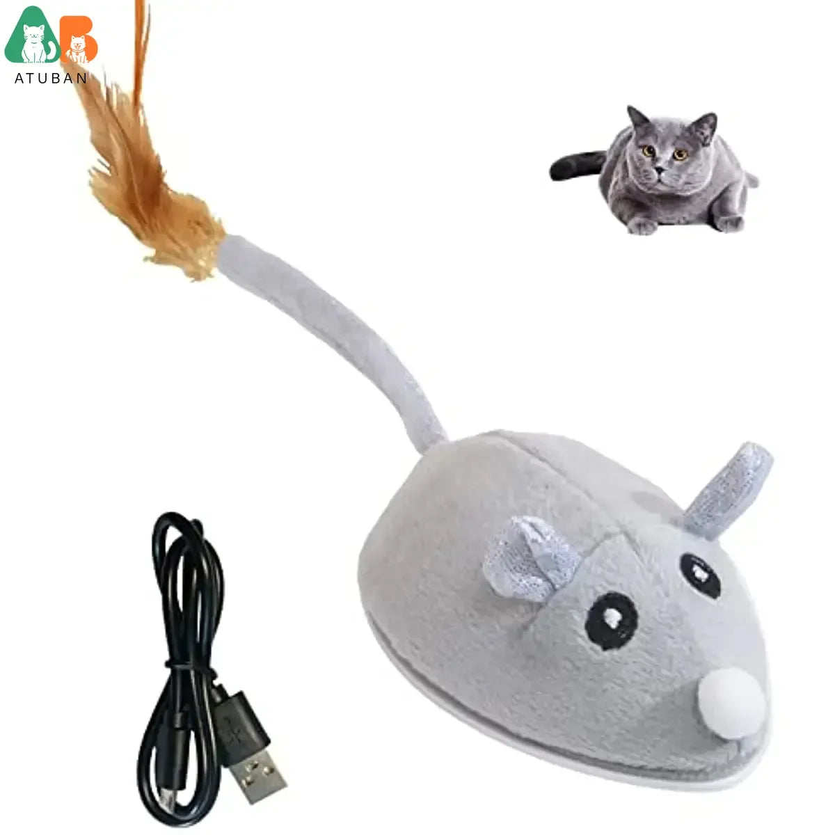 Smart Motion Cat Toy - Auto-Play Entertainment