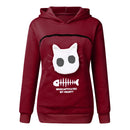 Pet Cuddle Pouch Hoodie - Carry Your Cat or Small Dog in Style