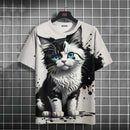3D Cat Men's Tee