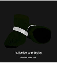 4-Piece Dog Boots Set - Wear-Resistant Protective Footwear for Small & Medium Dogs