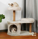 Three-Layer Cat Tree House - Multi-Level Scratching & Activity Center