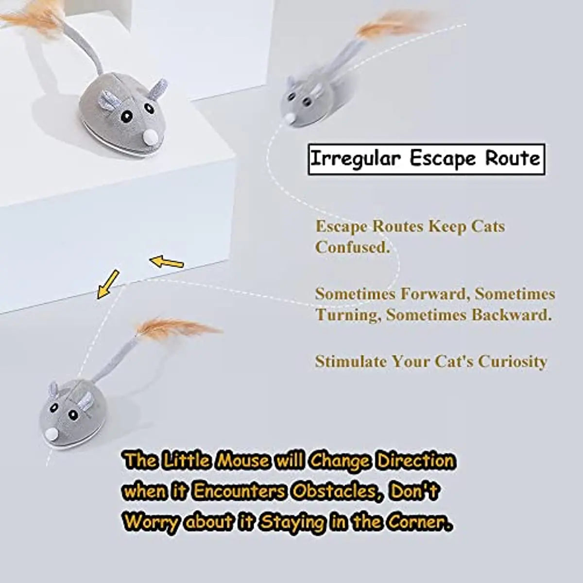 Smart Motion Cat Toy - Auto-Play Entertainment