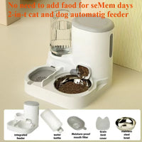 Automatic Cat Feeder - Integrated Water Dispenser