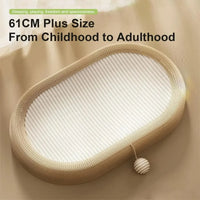 Cat Recliner Lounge - Portable Sisal Scratching Sofa