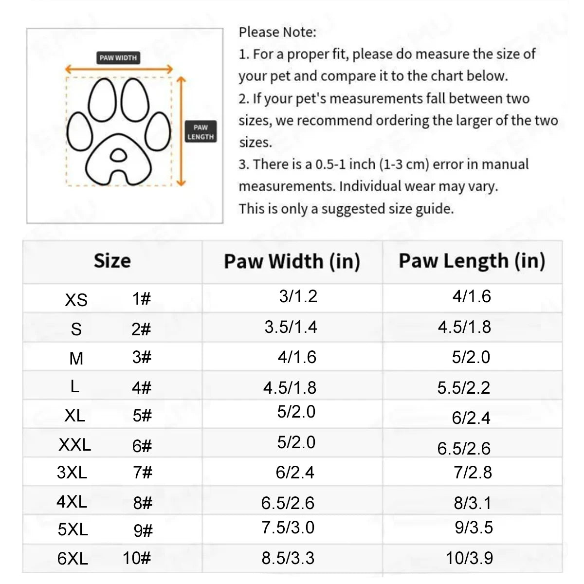 Winter Dog Boots - Water-Resistant Paw Protectors for Large & Medium Dogs