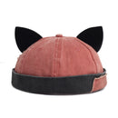 Vintage Cat Ears Brimless Beanie