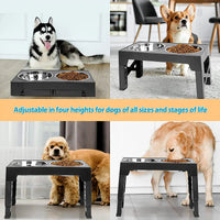 Versatile Adjustable Dog Feeder