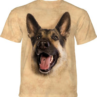 Cute Dog Face 3D Graphics Tee