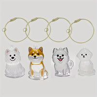 Dog Hair Memorial Keychain - Pet Fur Keepsake Storage Capsule
