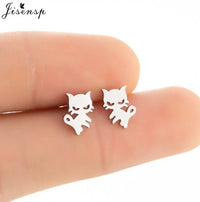 Whimsical Animal Stud Earrings by Tail chasers