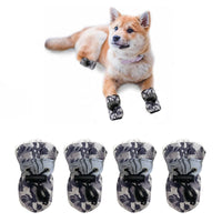 Winter Dog Boots - Water-Resistant Paw Protectors for Large & Medium Dogs
