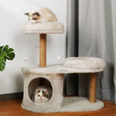 Three-Layer Cat Tree House - Multi-Level Scratching & Activity Center