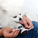 Denim Canvas Dog Sneakers - 4-Piece Waterproof Anti-Slip Booties Set