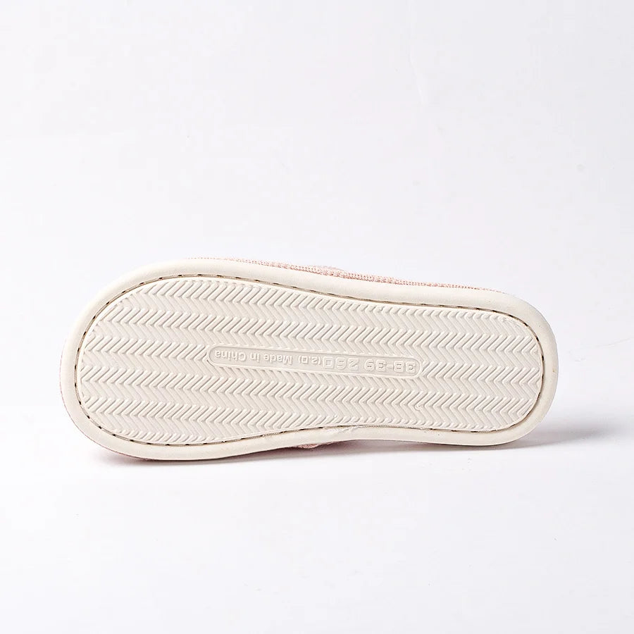 Cat Platform Linen Slippers