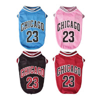 Breathable Dog Basketball Jersey
