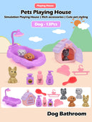Pet Family Playset - Miniature Dog House Adventure