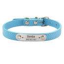 Personalized Engraved Leather Dog Collar
