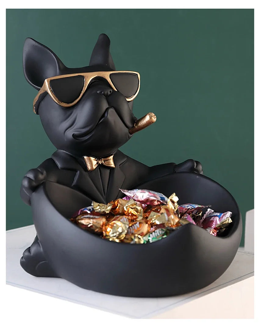 Dog Art Figurine - Beautiful Resin Sculpture
