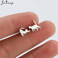Whimsical Animal Stud Earrings by Tail chasers