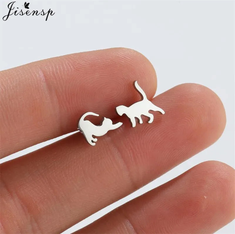 Whimsical Animal Stud Earrings by Tail chasers